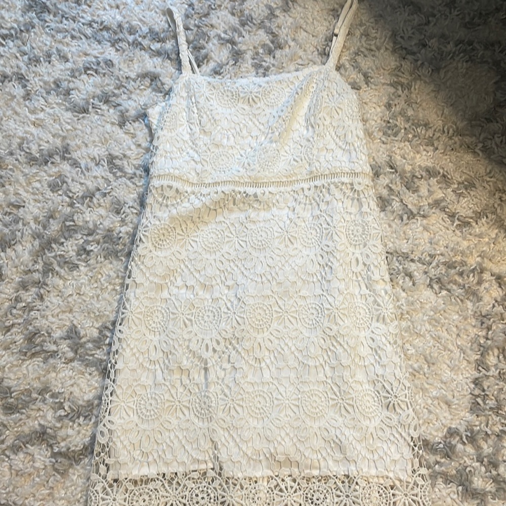 Hollister white dress